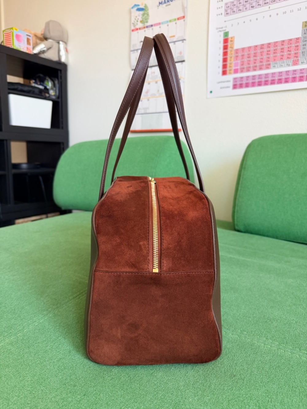 Mansur Gavriel Large Helios Bag Chocolate Brown - Picture 4 of 10